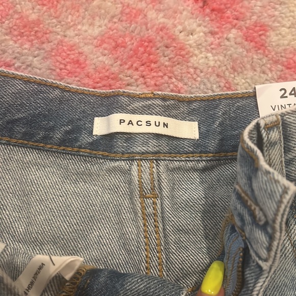 Pacsun high rise jean shorts - Picture 2 of 5